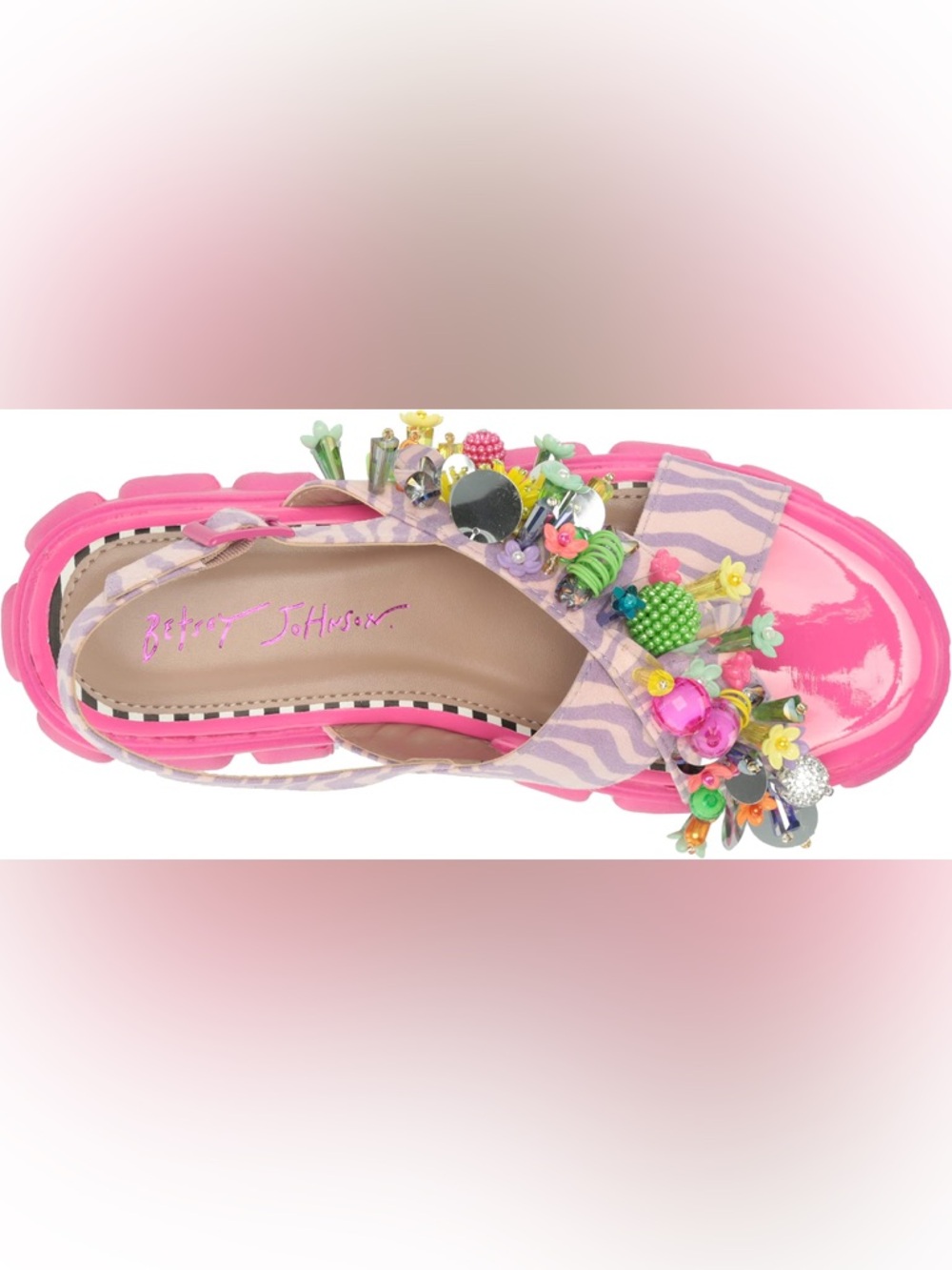 Betsey Johnson Women's Frankee Heeled Sandal. Size 6 1/2 - Picture 3 of 5